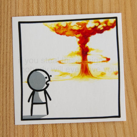 explosion - Sticker