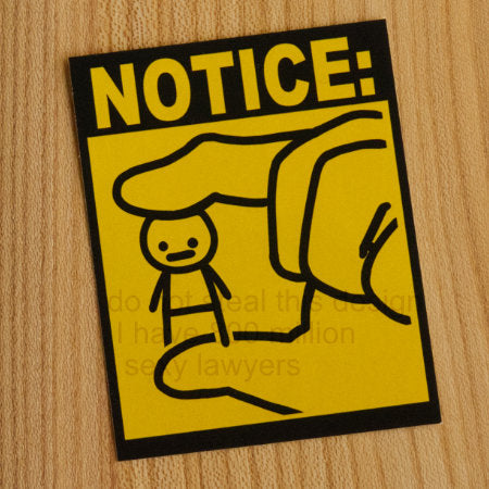 NOTICE - Sticker
