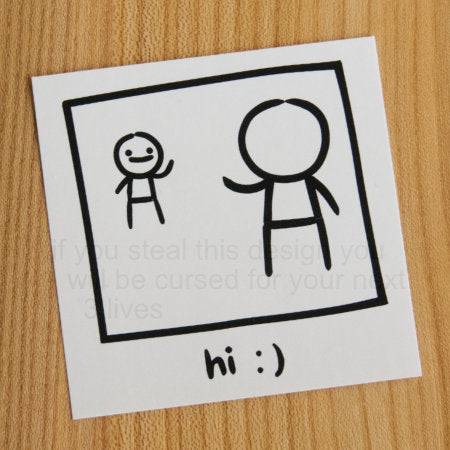 Hi :) - Sticker