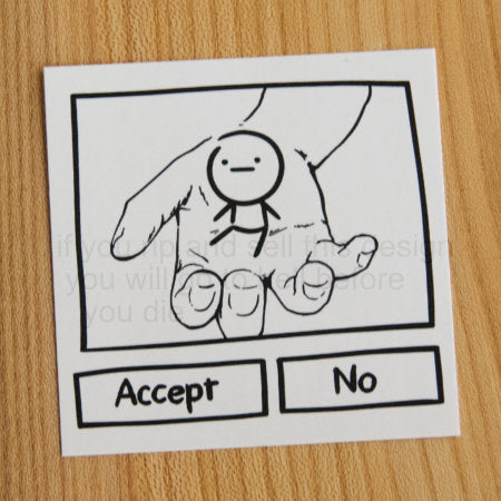 Accept? - Sticker